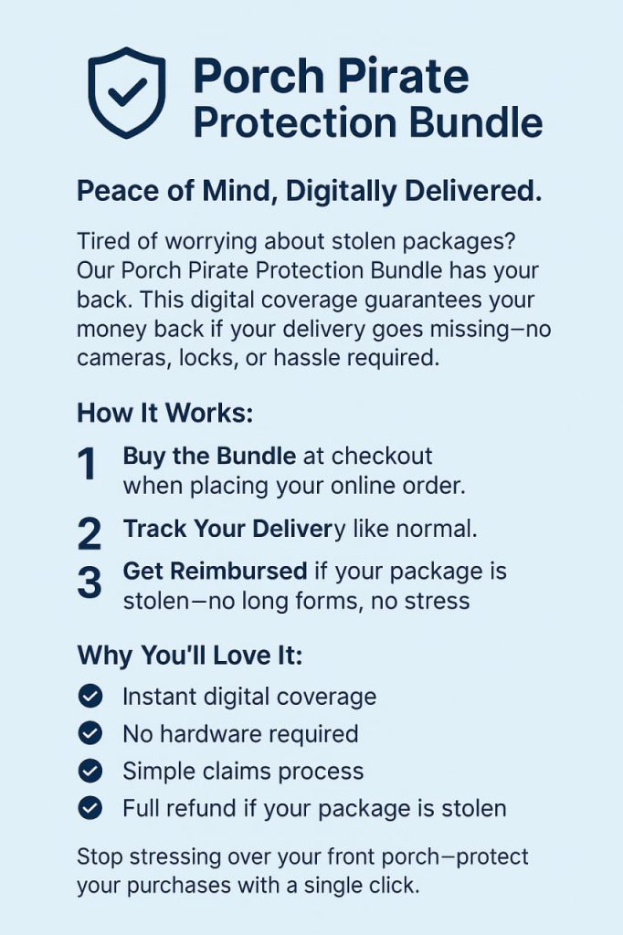 Porch Priate Protection Bundle